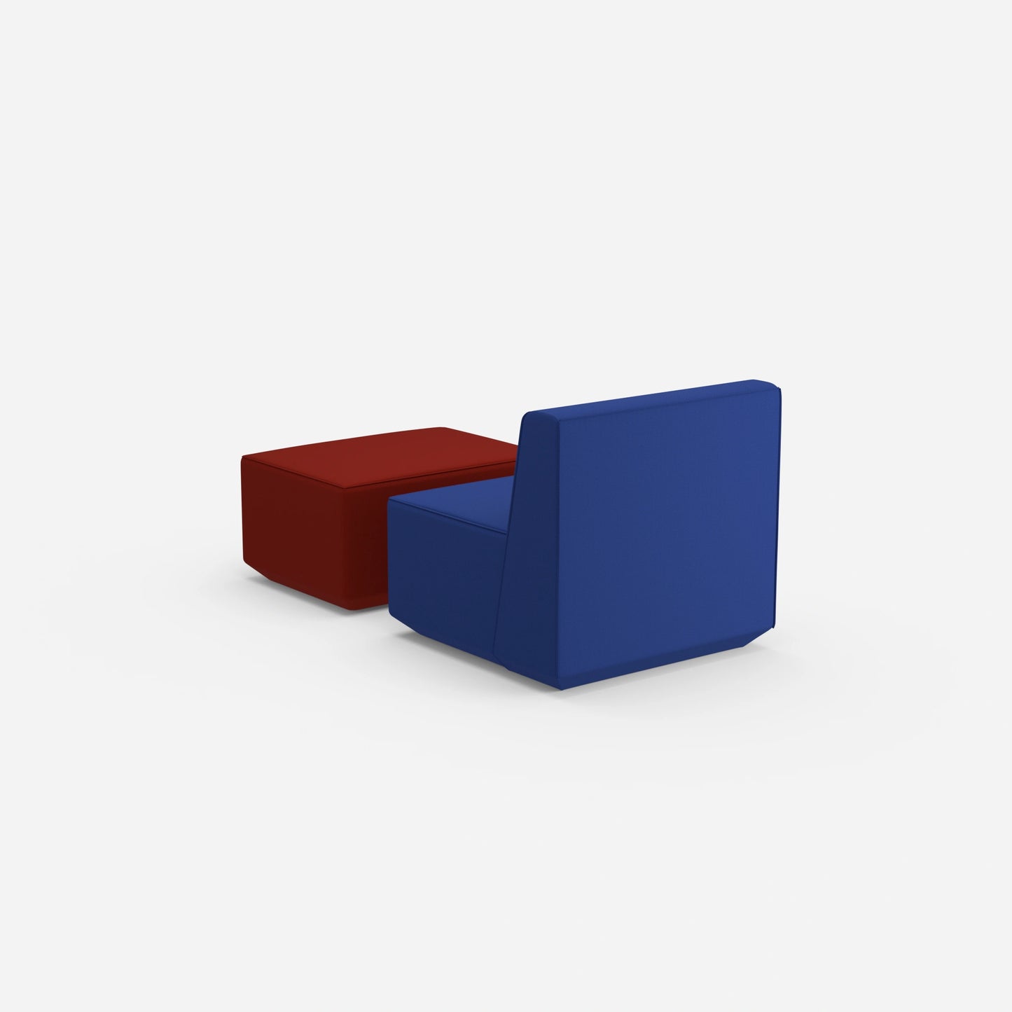 Bequemer Lesesessel von hinten