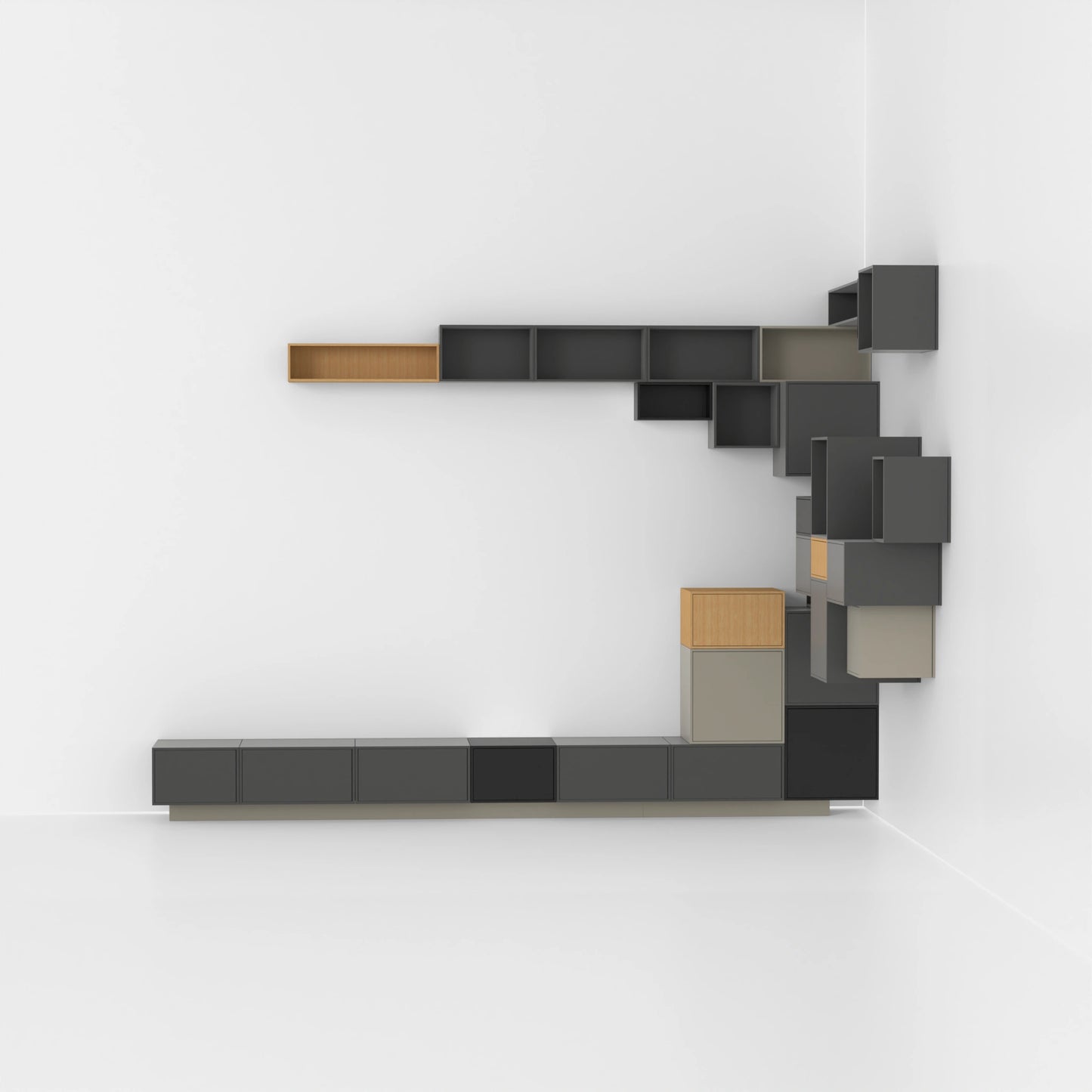 Eckregal RK1061 von der linken Seite