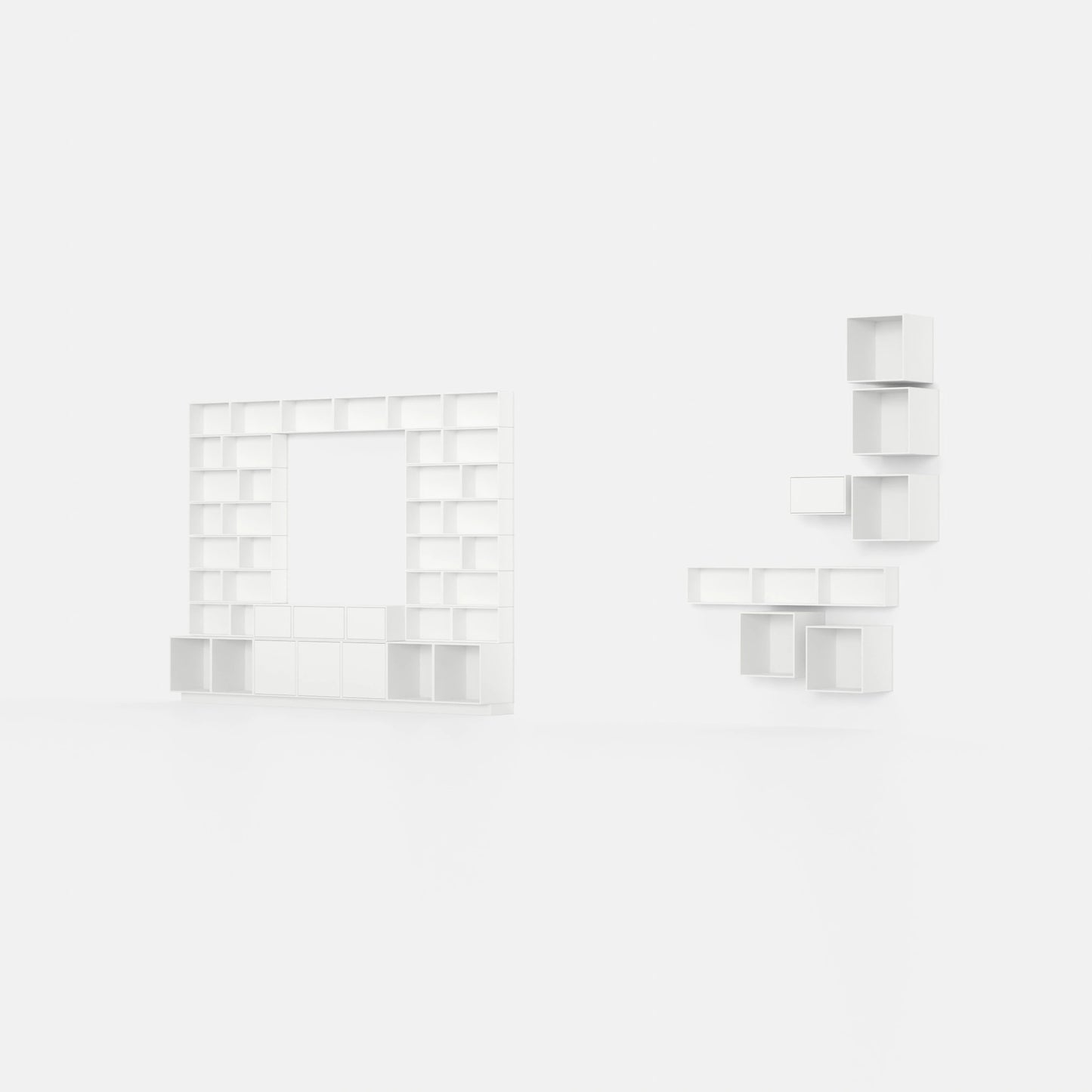 Fensterregal RK1141 von der linken Seite