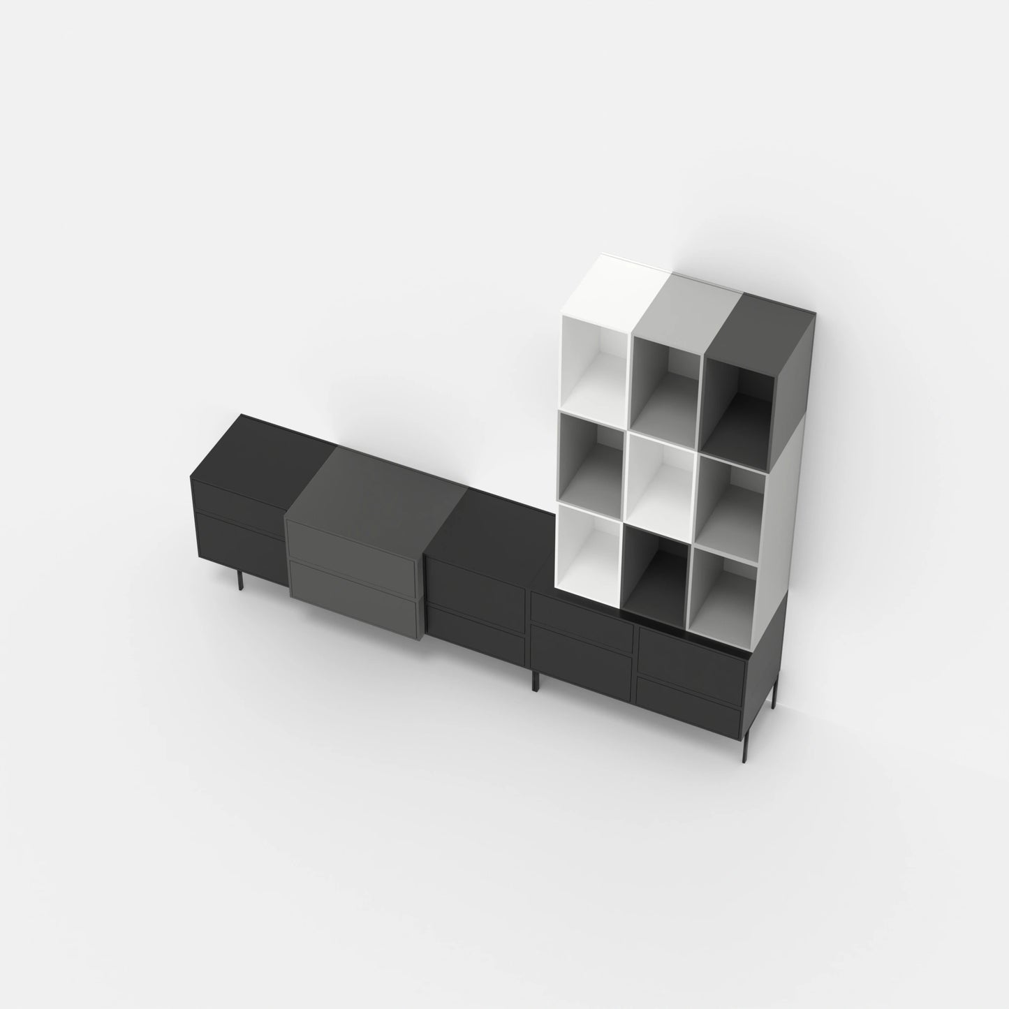 HIFI-Regal RK1004 von oben