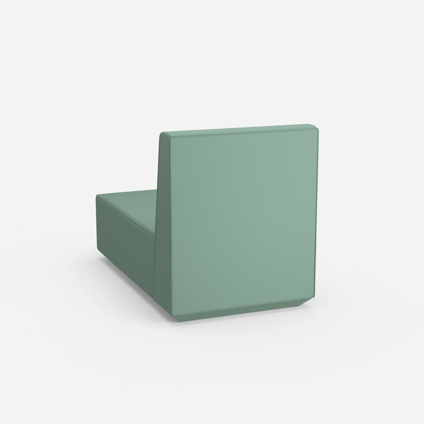 Moderne Design-Recamiere von hinten