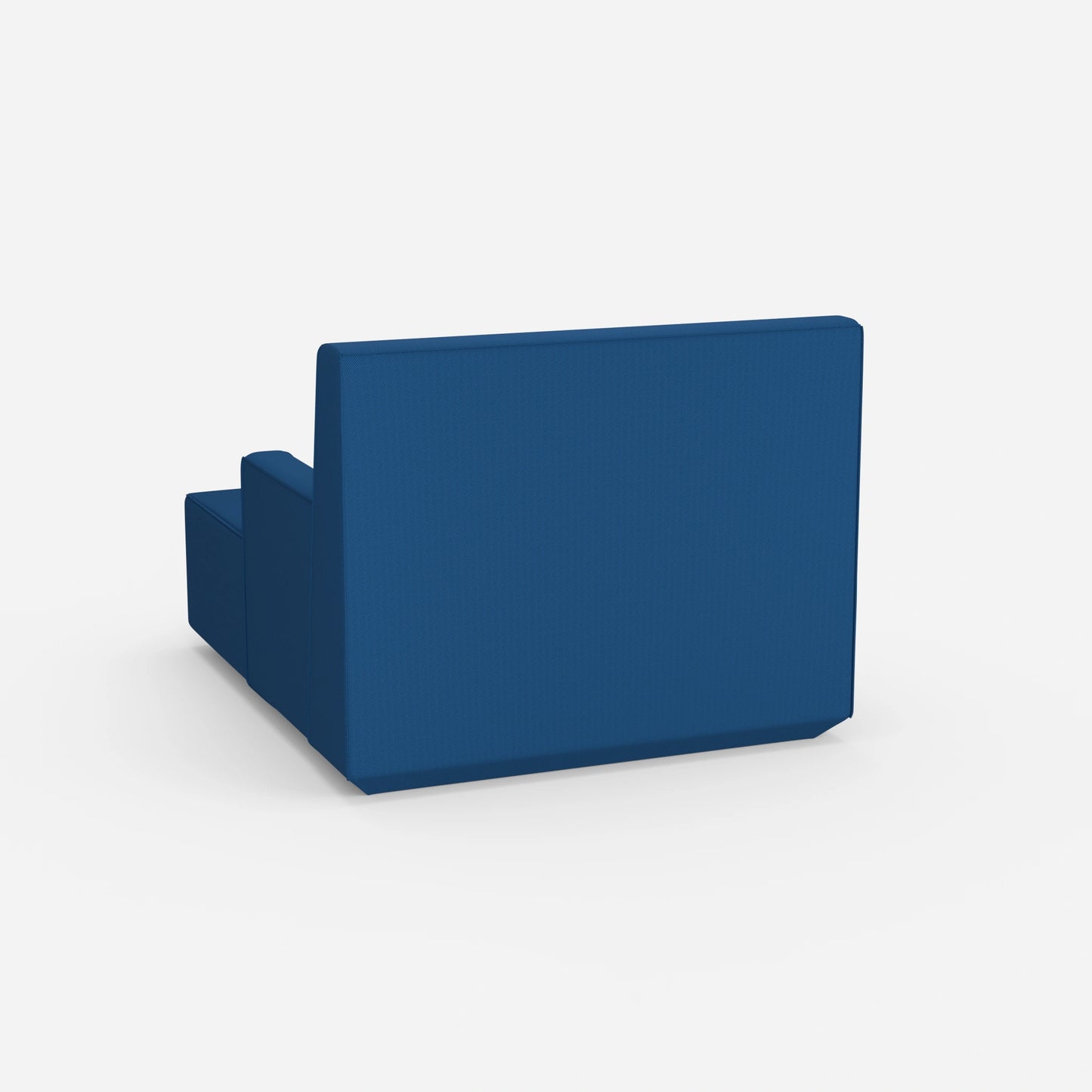 Recamiere für zwei Personen von hinten