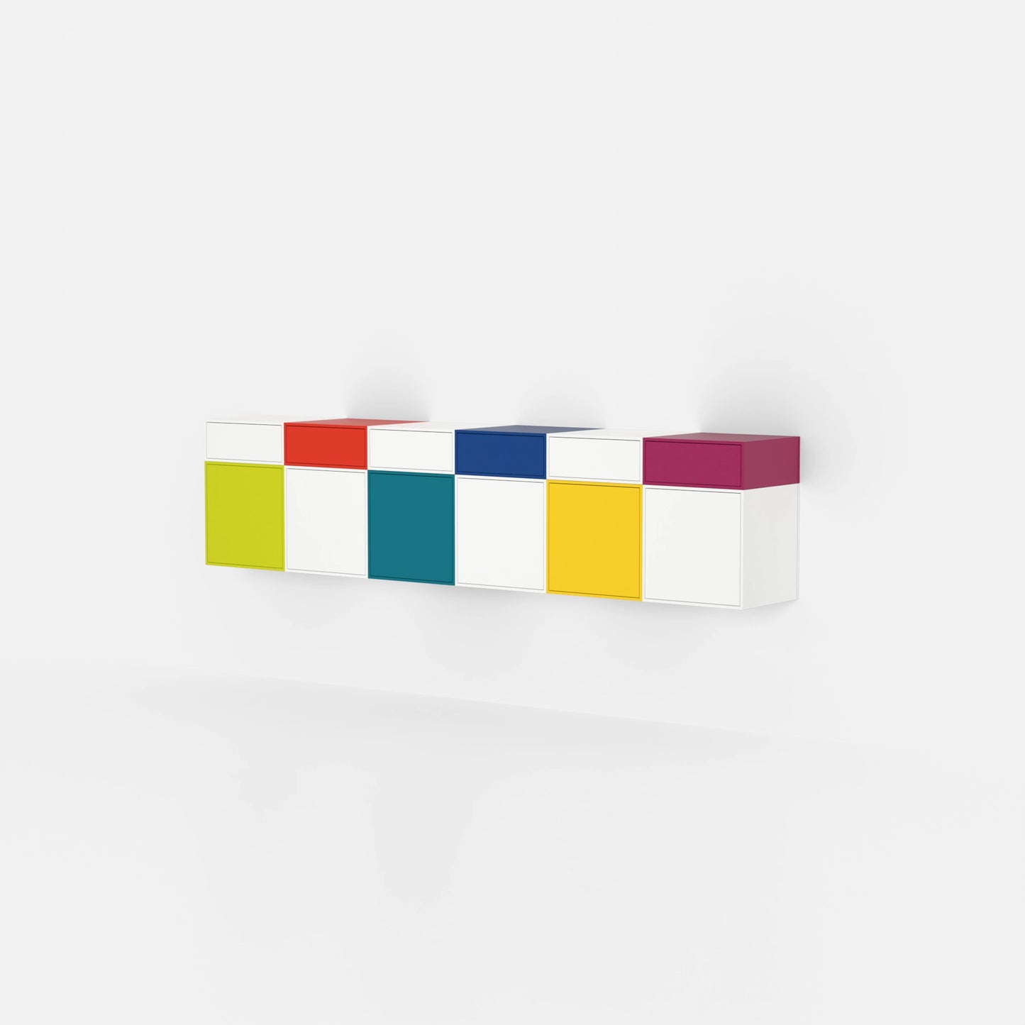 Schubladenregal RK1117 von der linken Seite