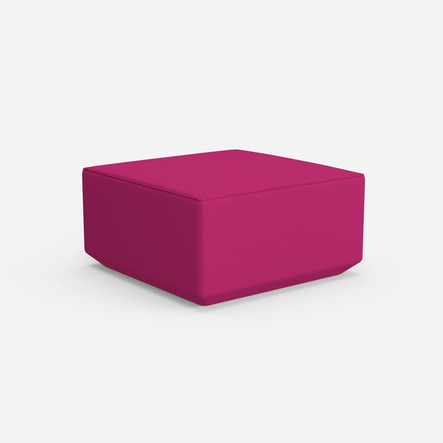 Sitzpouf pink von hinten