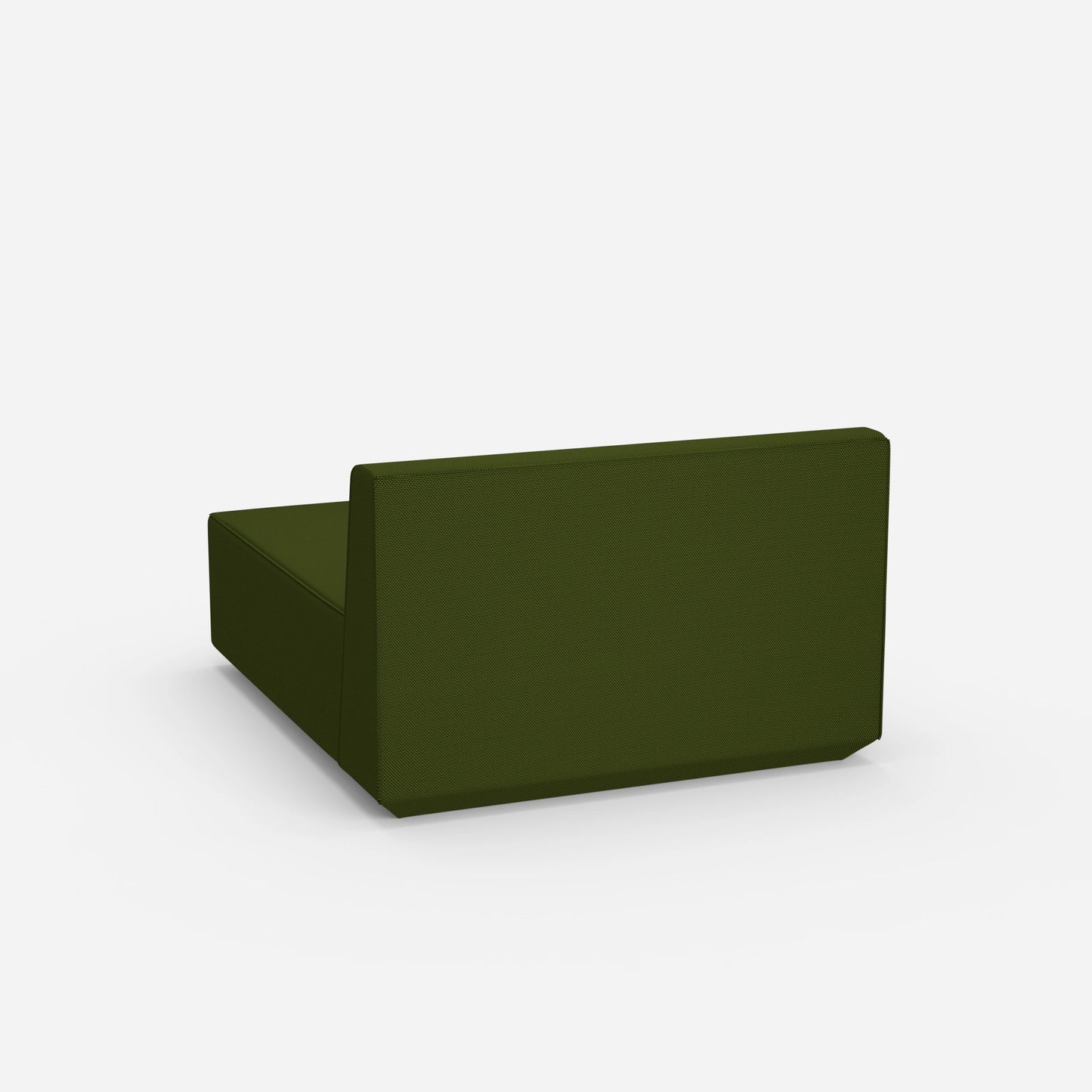 Sofa Recamiere breit von hinten