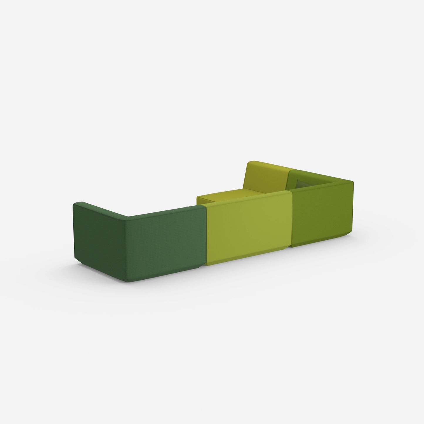 Sofaecke modern von hinten