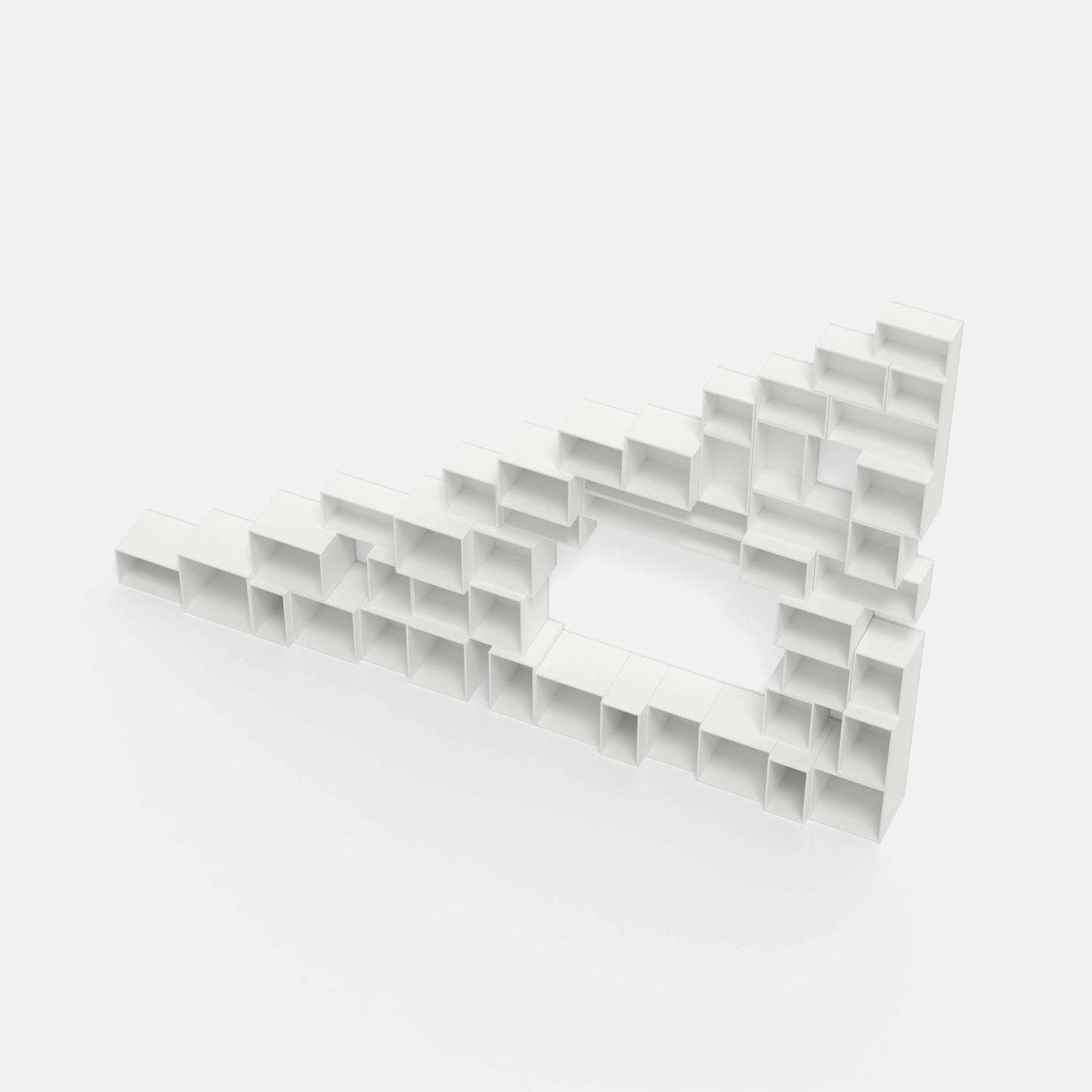 Treppenregal RK046 von oben