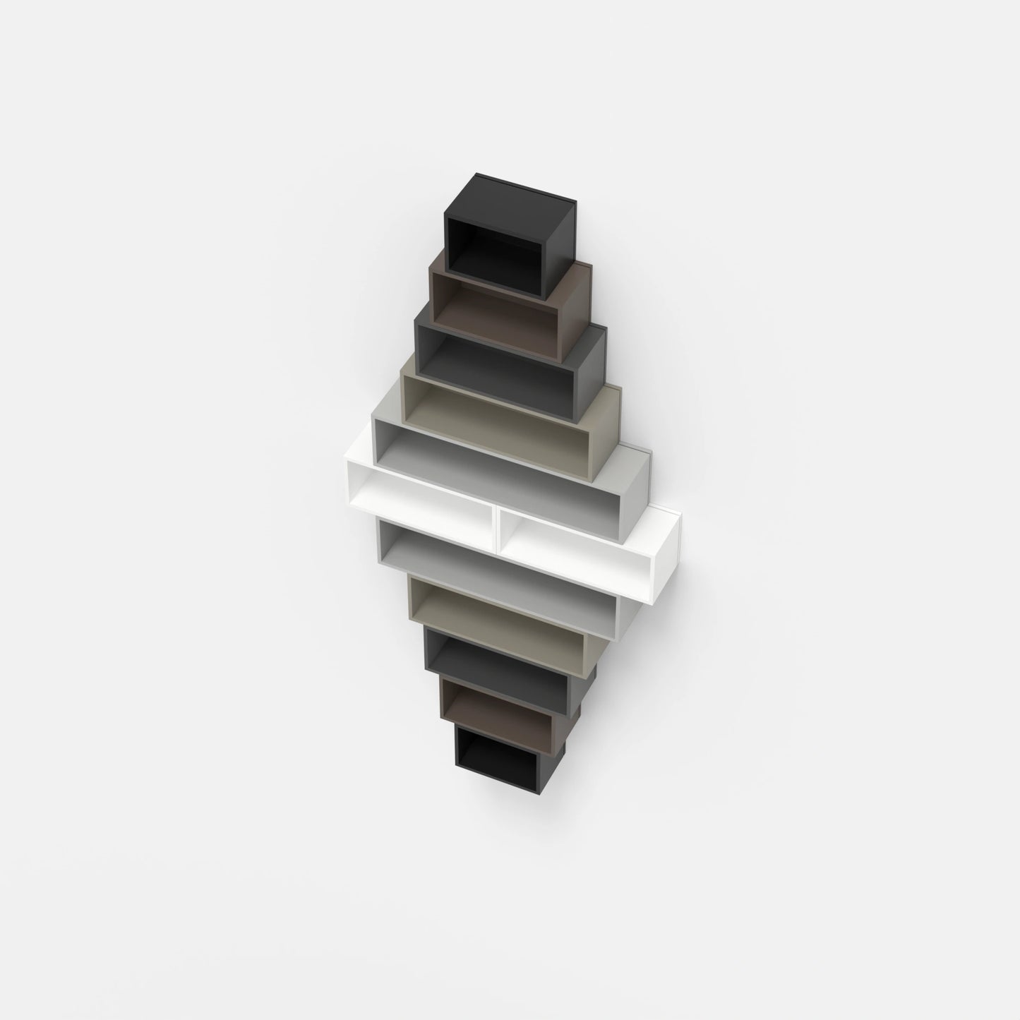 CD shelving RK032 from above