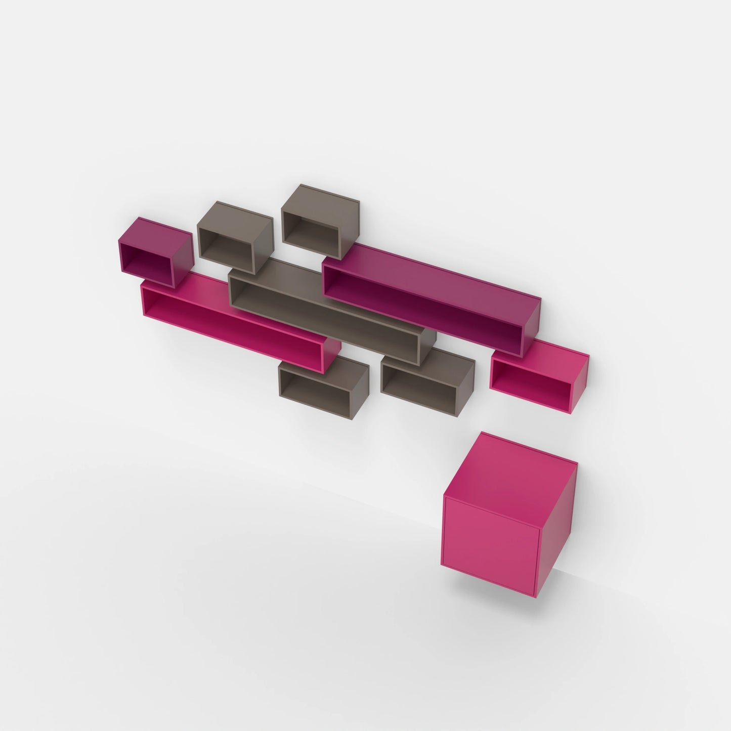 CD shelving RK038 from above