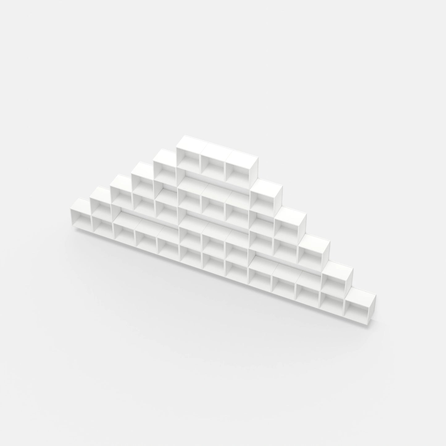 RK1127 sloping roof shelf from above