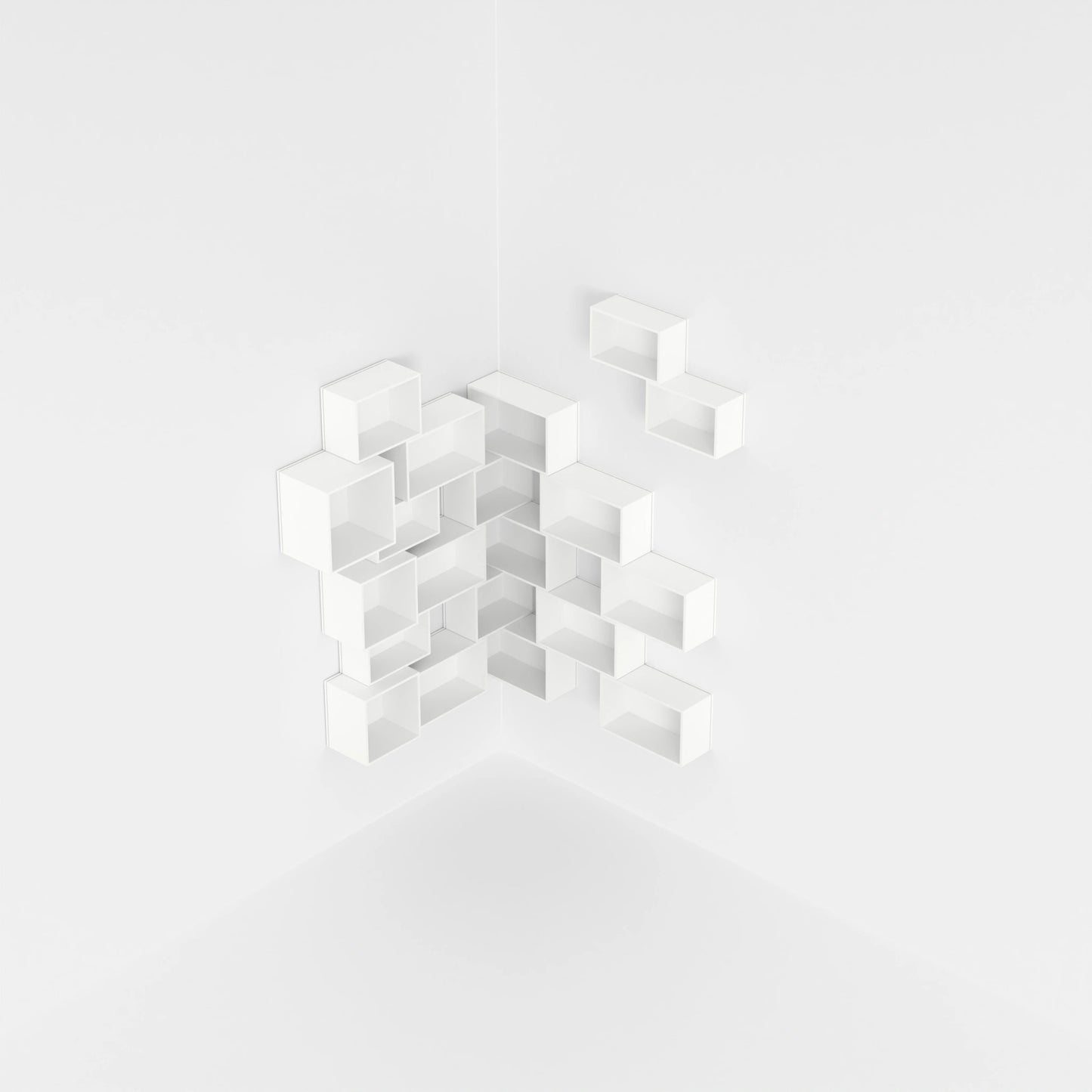 Corner shelving RK018 from above