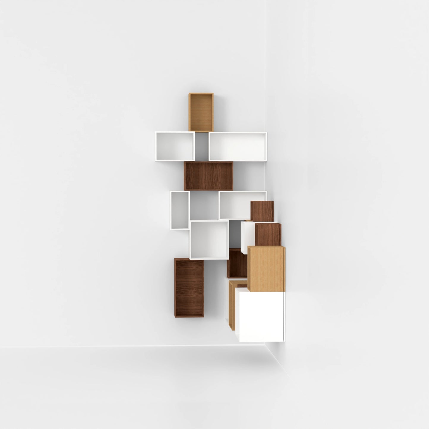 Corner shelving RK1171 from the left side