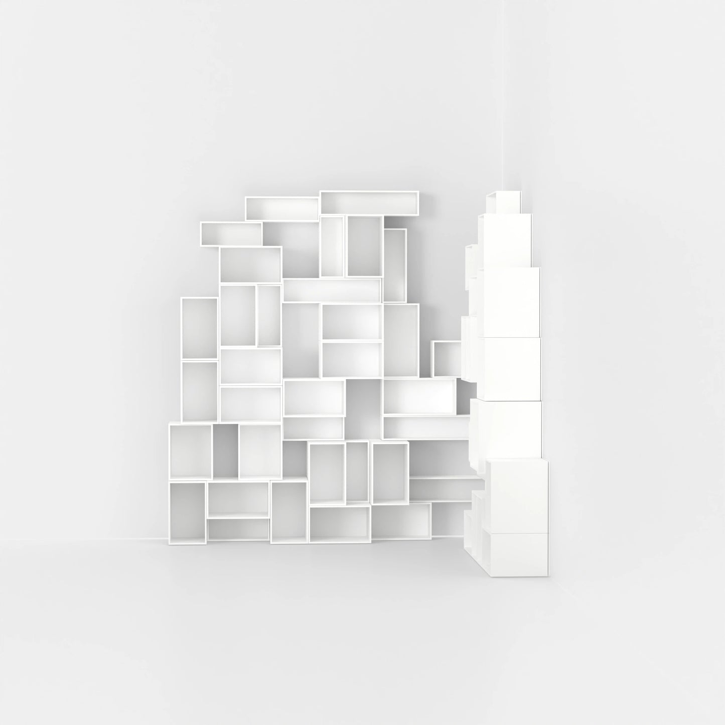 Corner shelving RK1172 from the left side