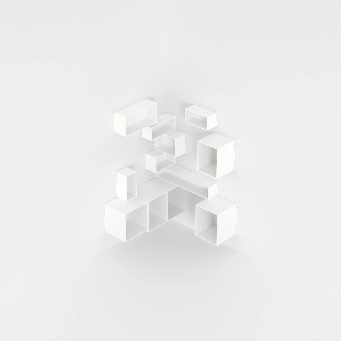 Corner shelving RK156 from above