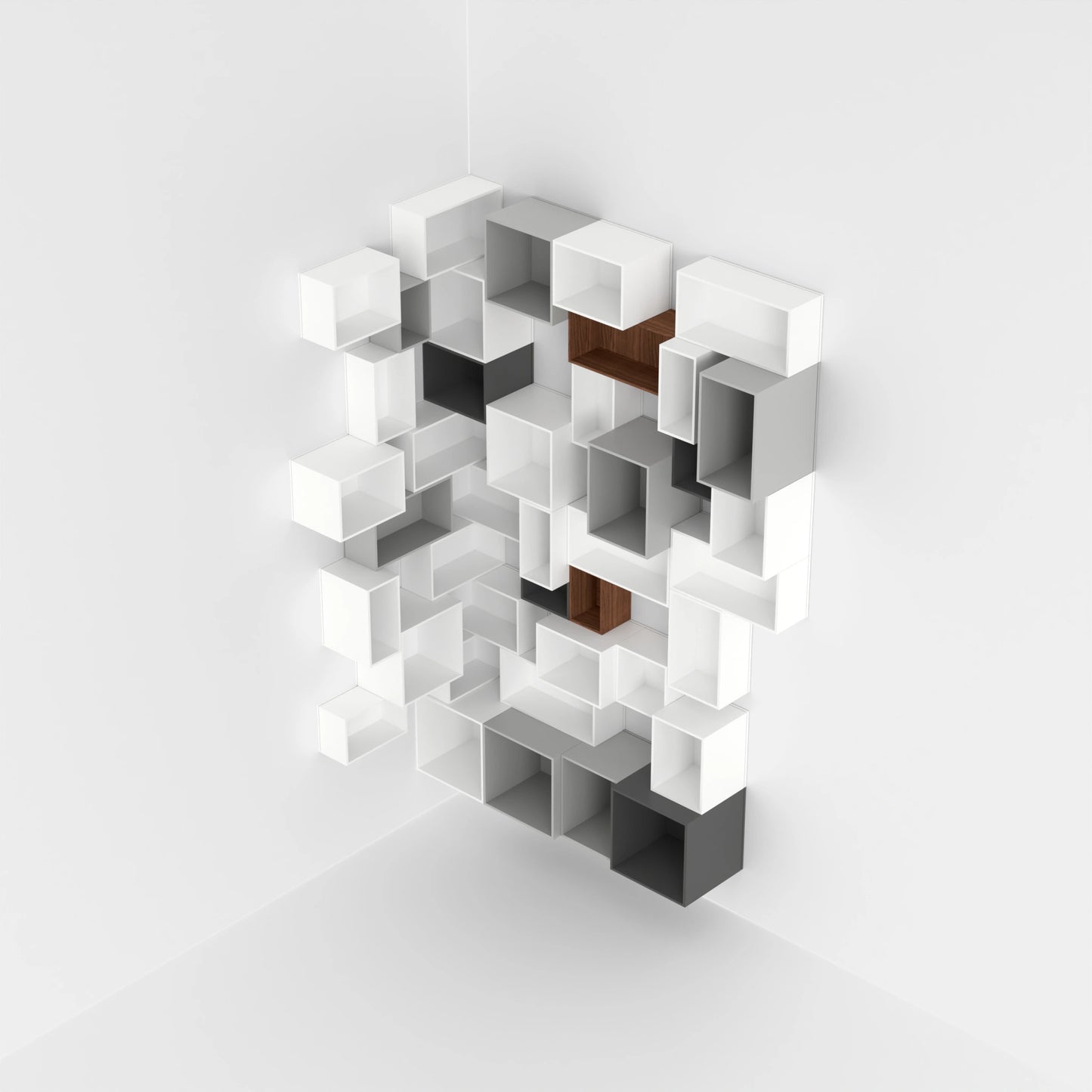 Corner shelving RK219 from above