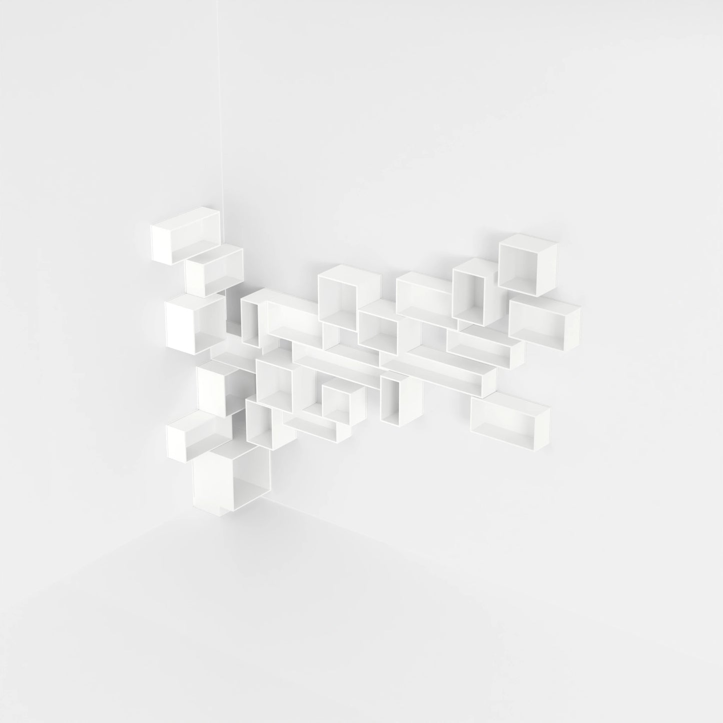 Corner shelving RK221 from above