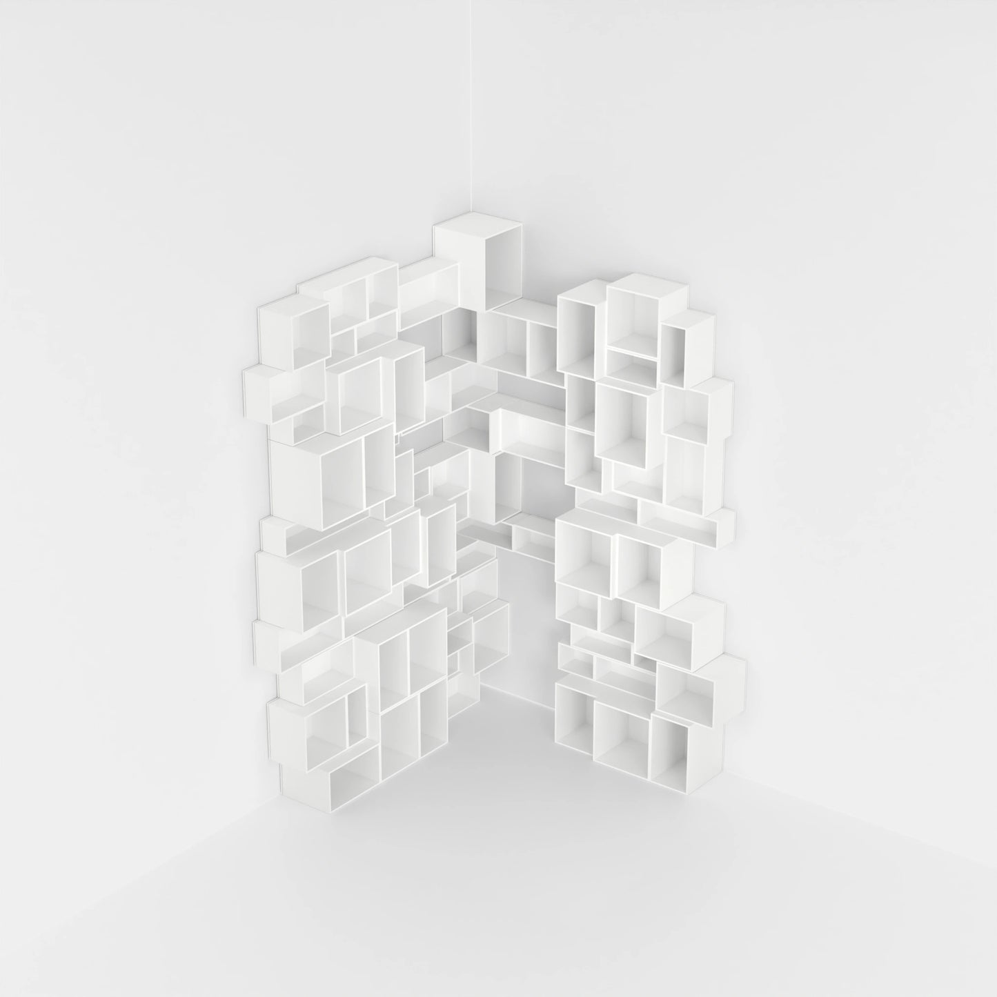 Corner shelving RK243 from above