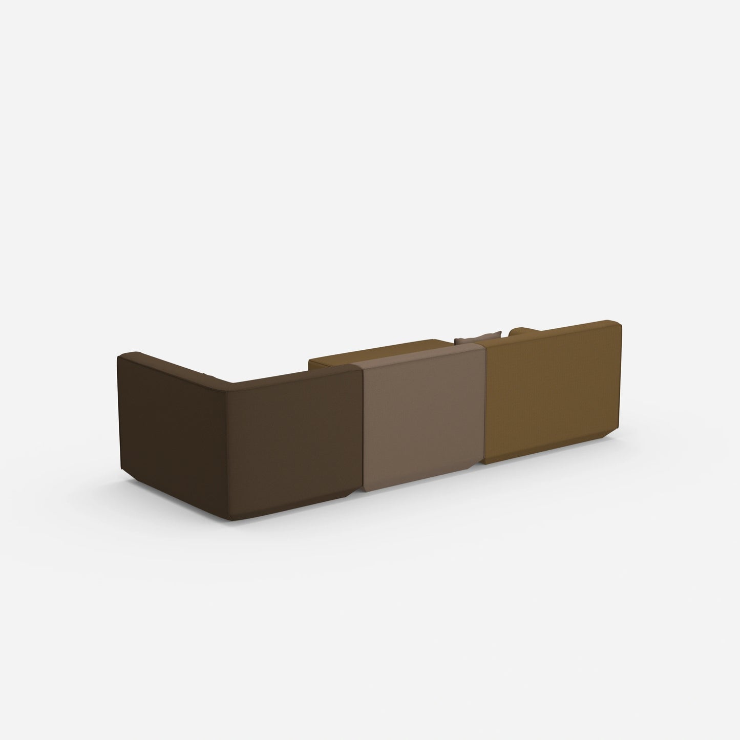 Cozy Corner sofa from behind