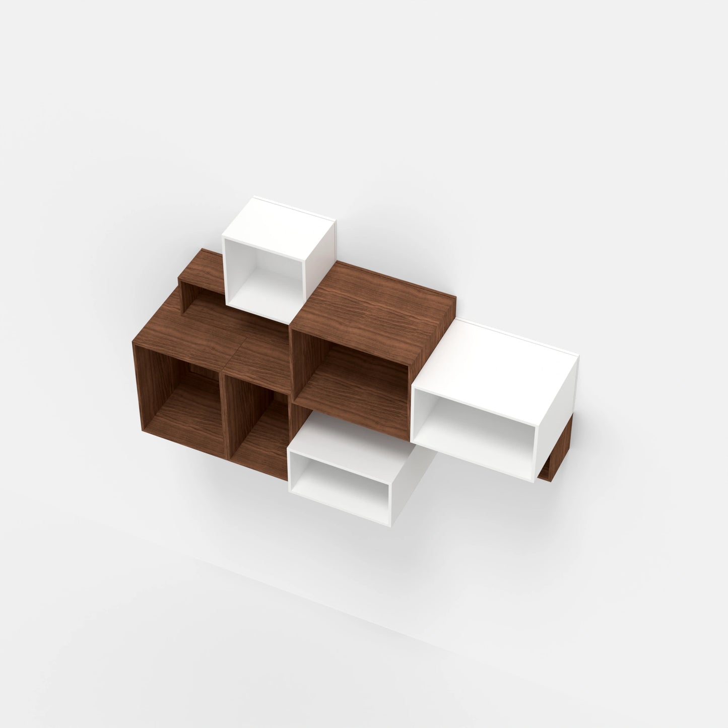 Wall-mounted shelving RK011 from above