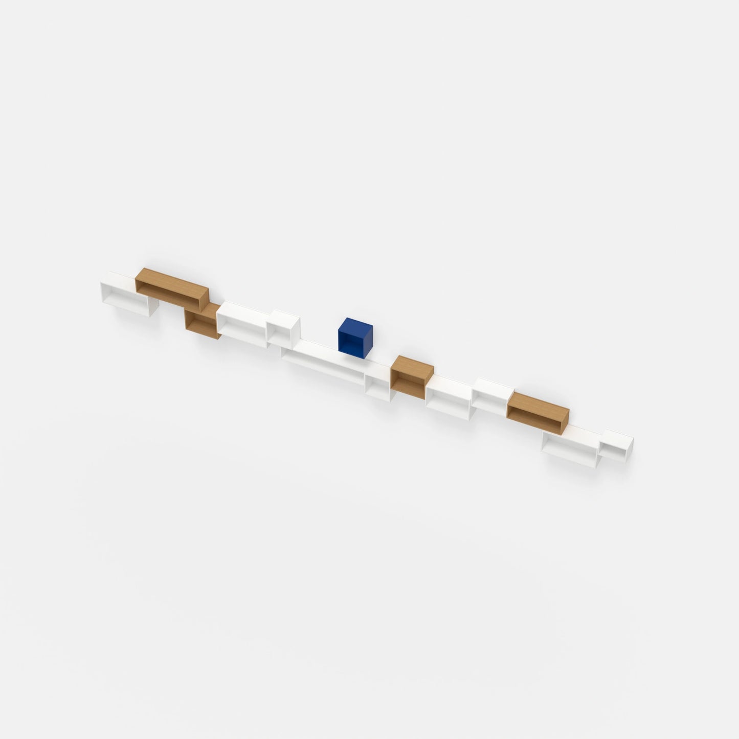 Wall-mounted shelving RK1059 from above