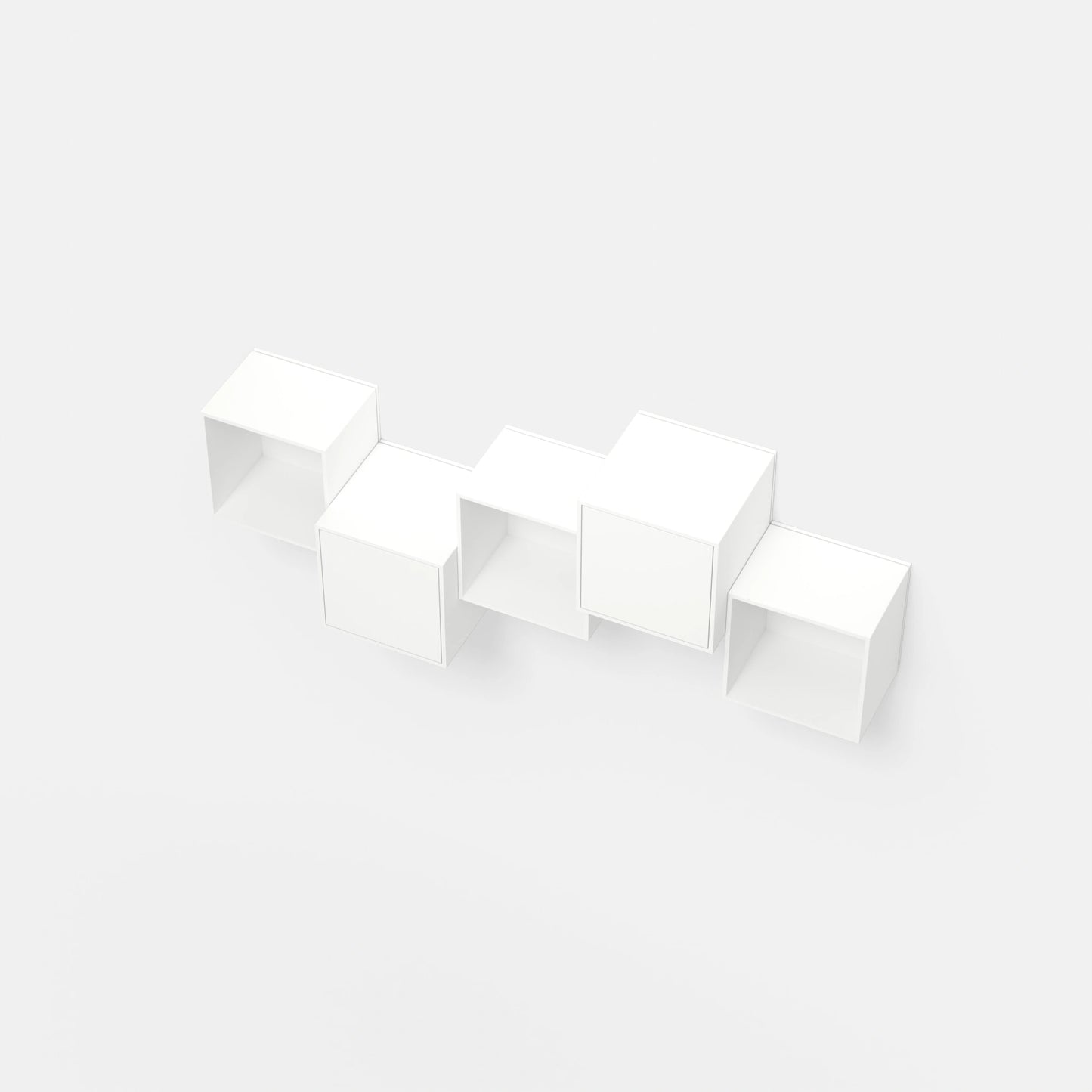 Wall-mounted shelving RK1148 from above