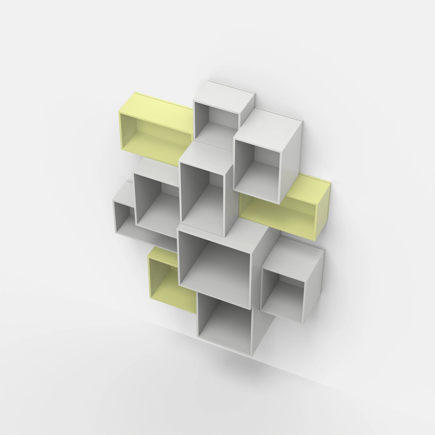 Wall-mounted shelving RK217 from above