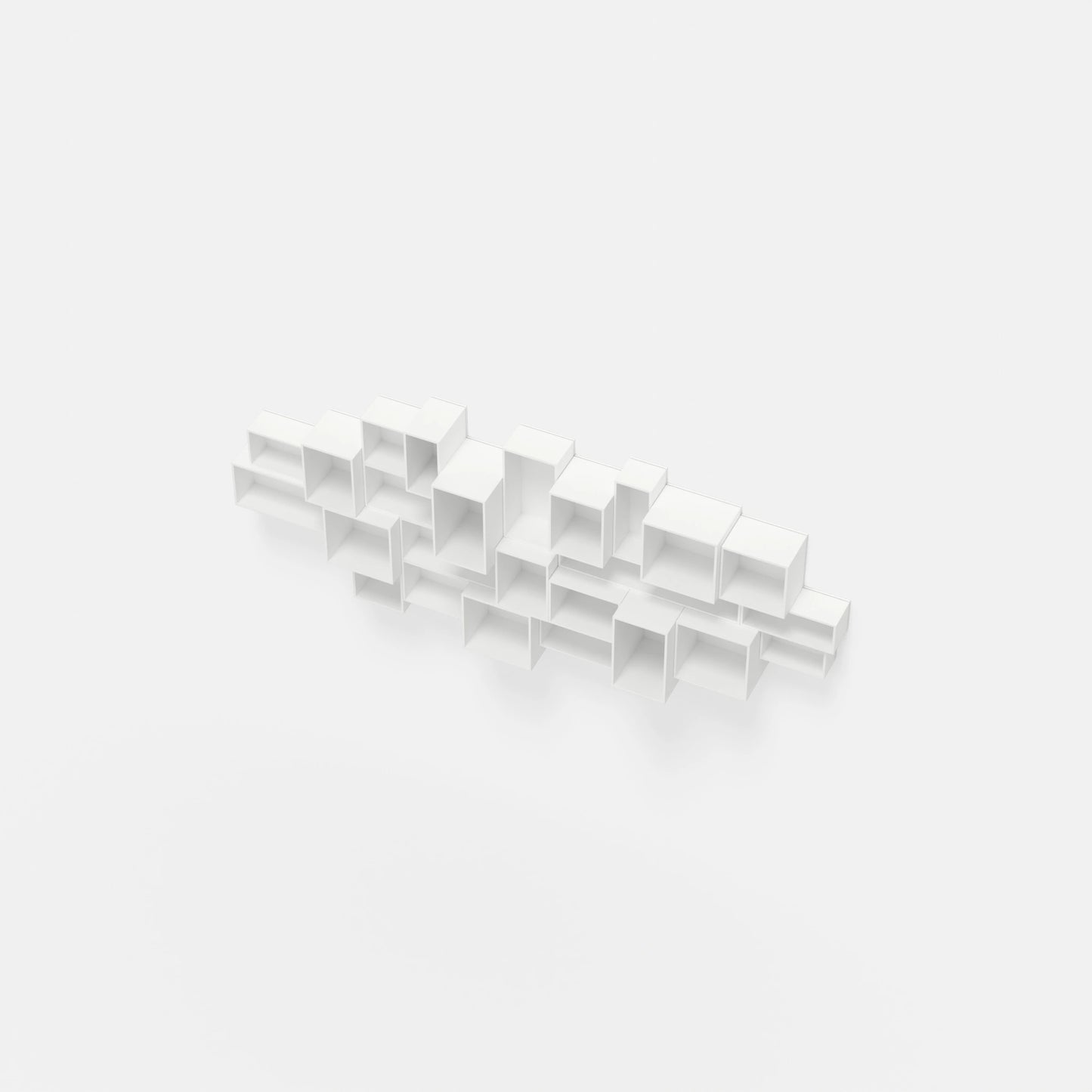 Wall-mounted shelving RK237 from above