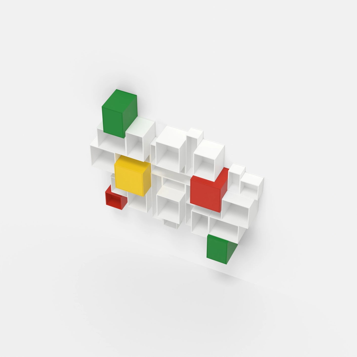 Wall-mounted shelving RK248 from above