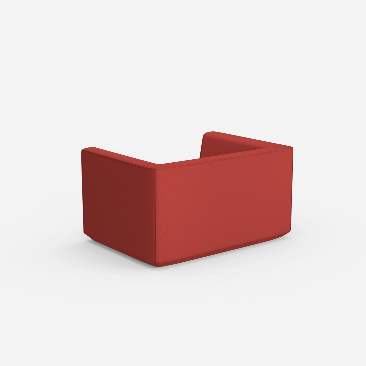 Modular love chair from behind