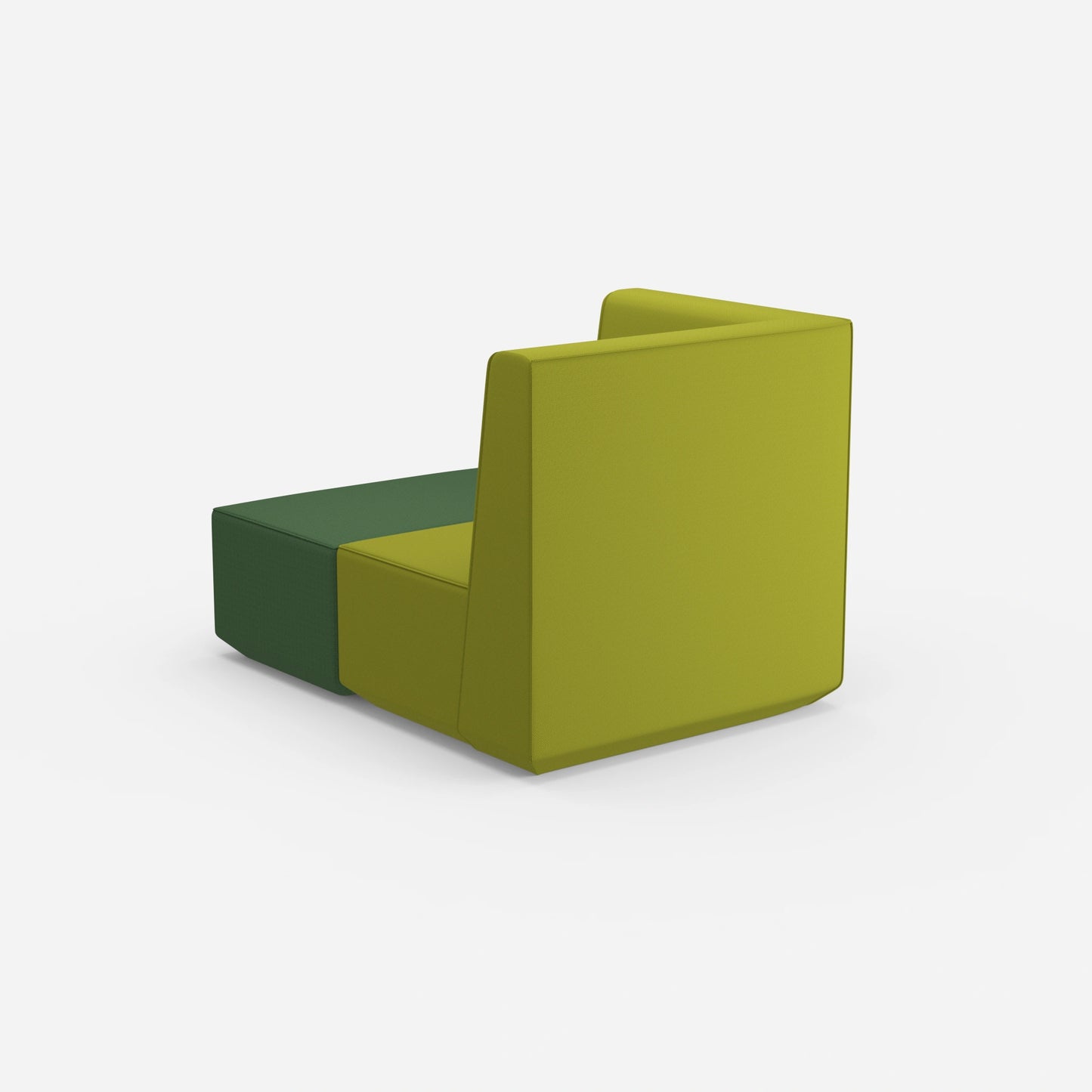 Modular armchair for TV from behind