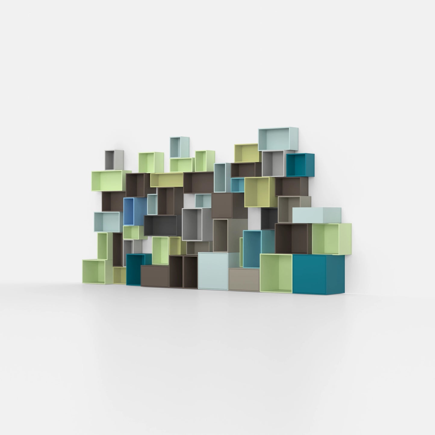 Modular shelving RK151 from the left side