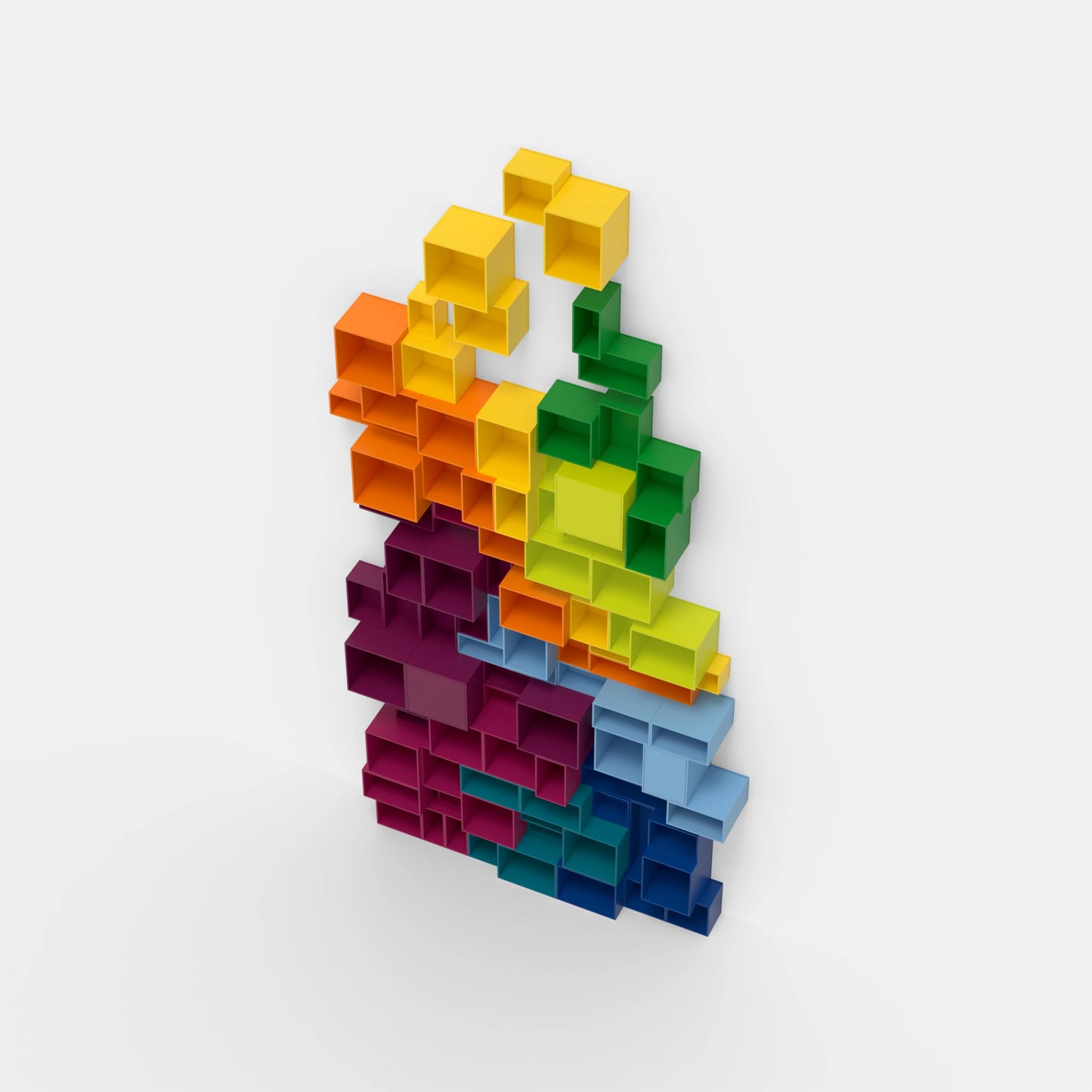 Modular shelving RK230 from above