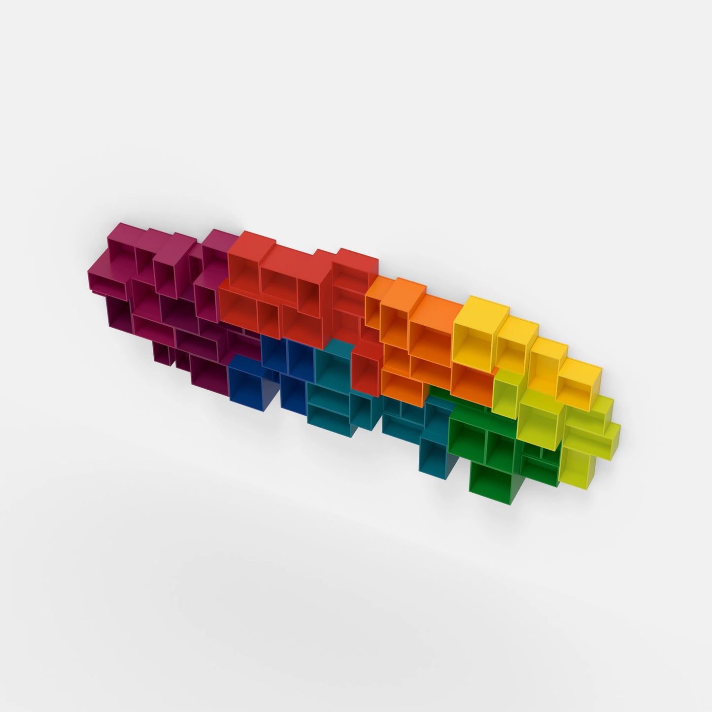 Modular shelving RK258 from above