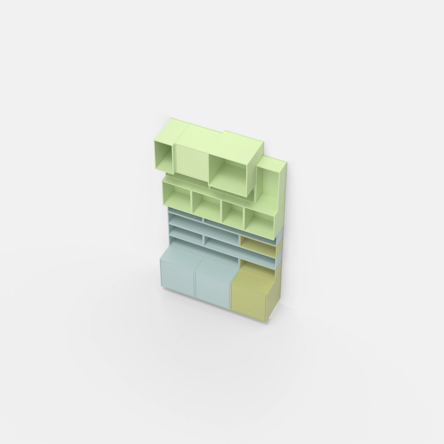 Niche shelving RK1168 from above