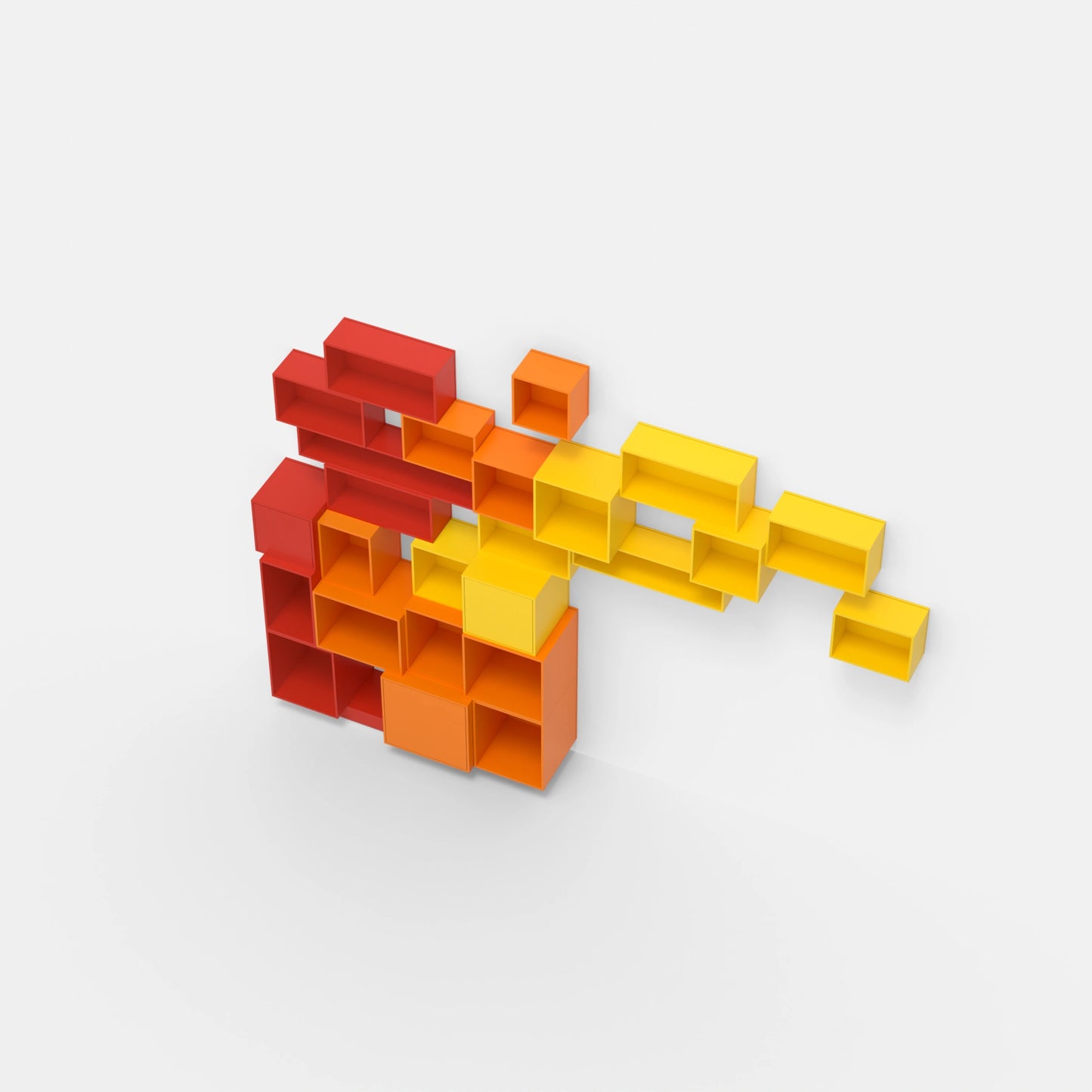 Shelving system RK1164 from above