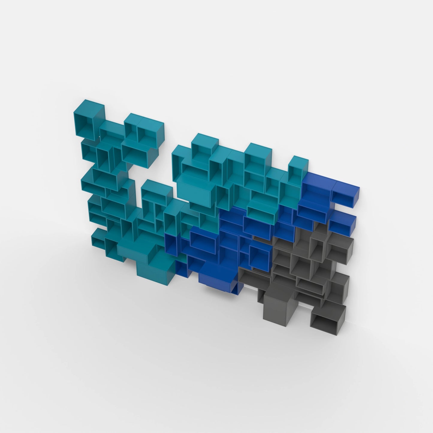 Shelving system RK126 from above