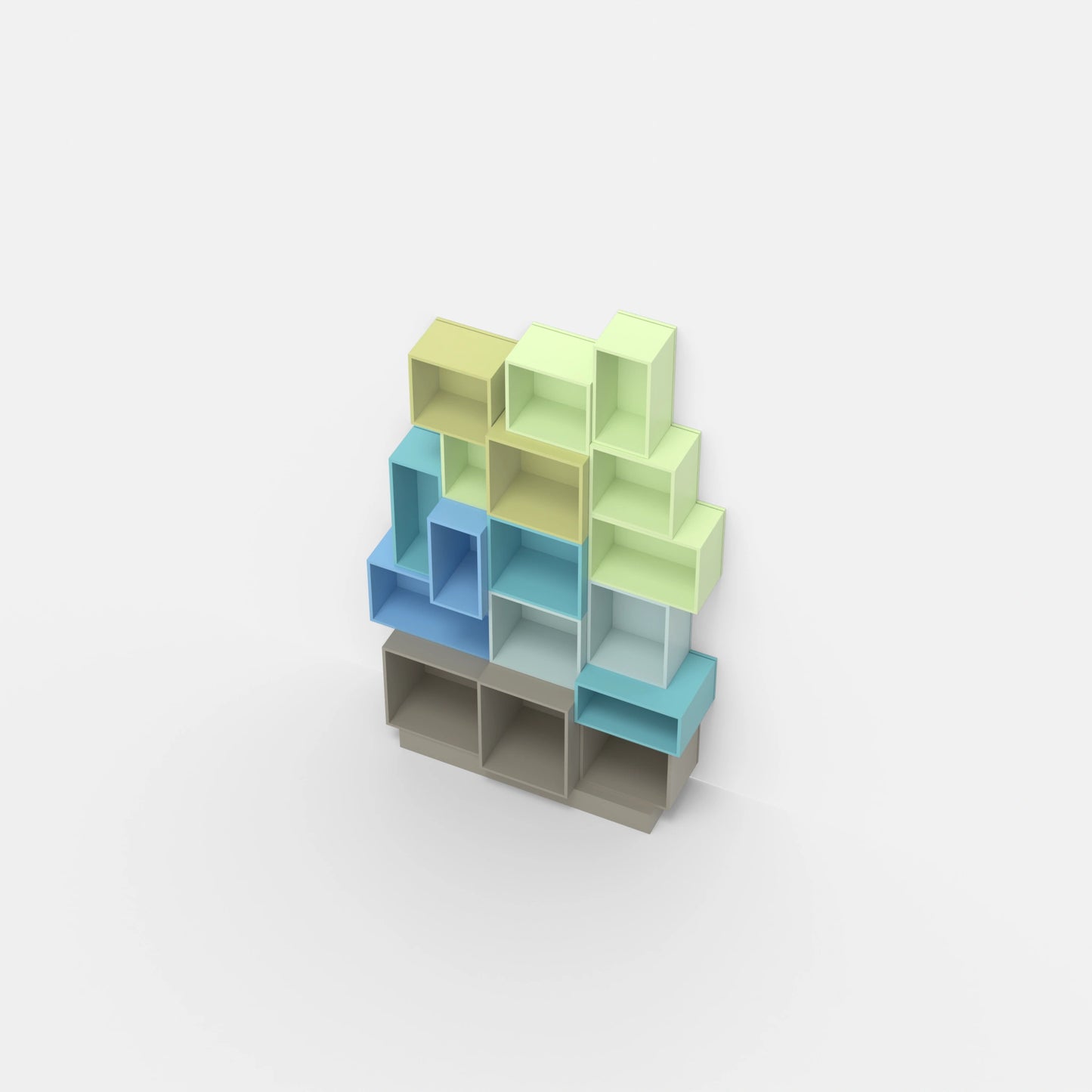 Shelving system RK136 from above