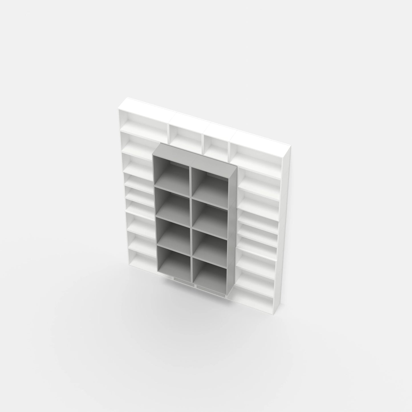 Wall bookshelf RK073 from above