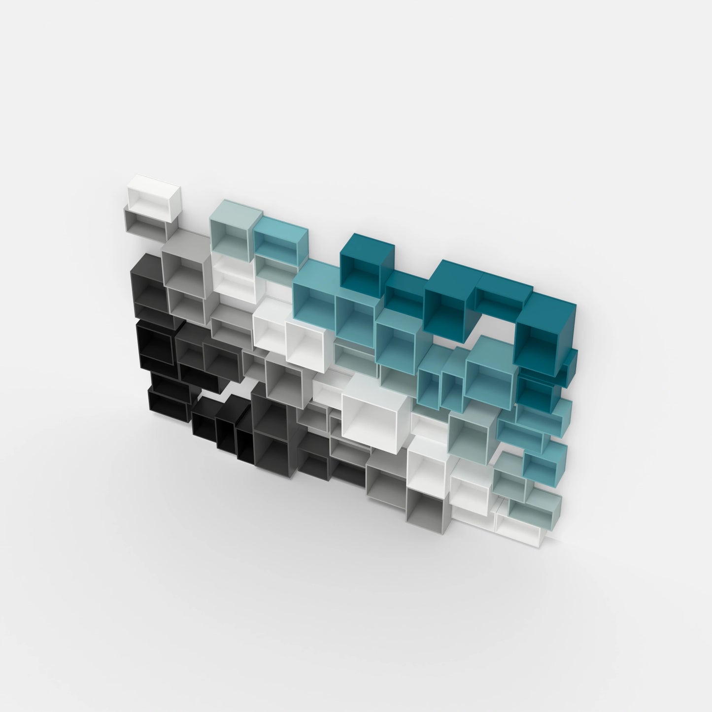 Wall bookshelf RK1010 from above