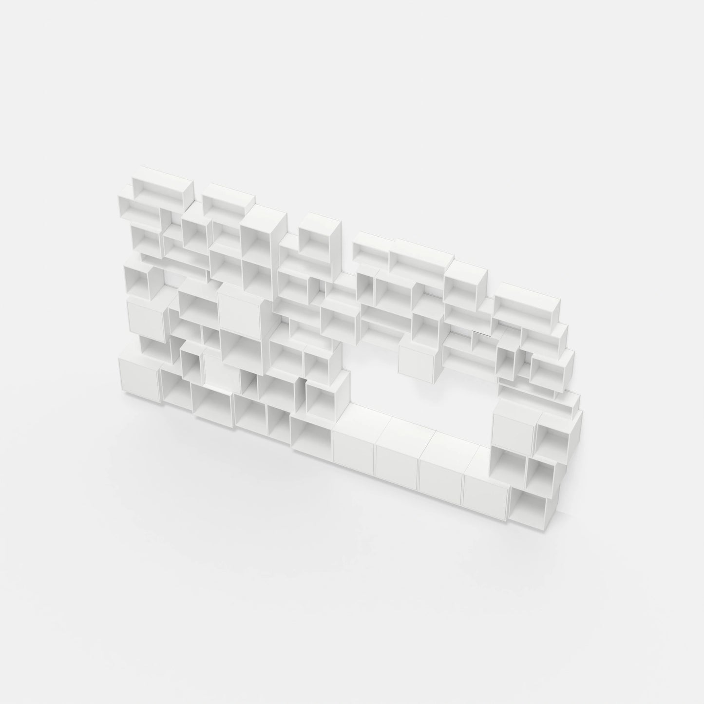 Wall bookshelf RK1022 from above