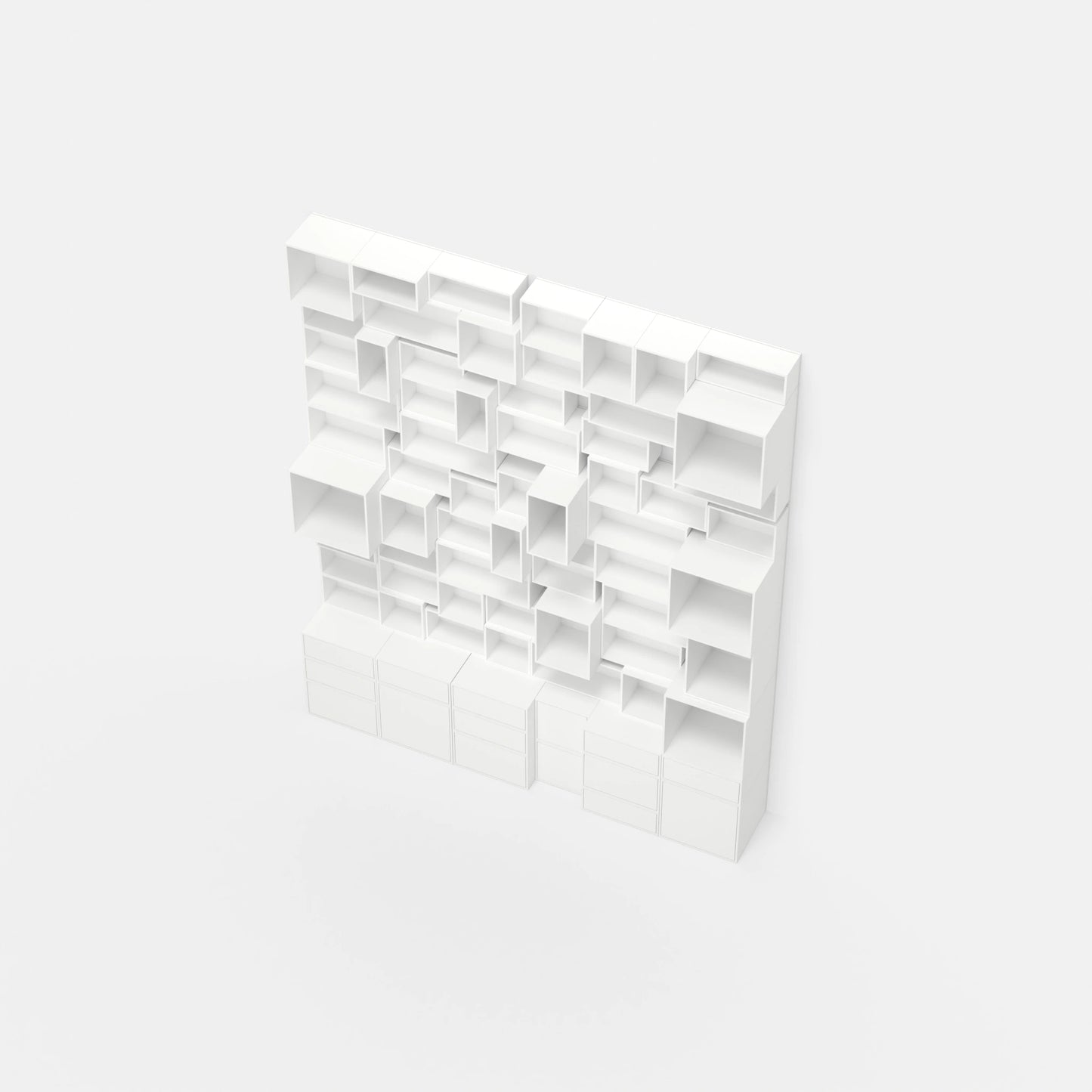 Wall bookshelf RK1136 from above