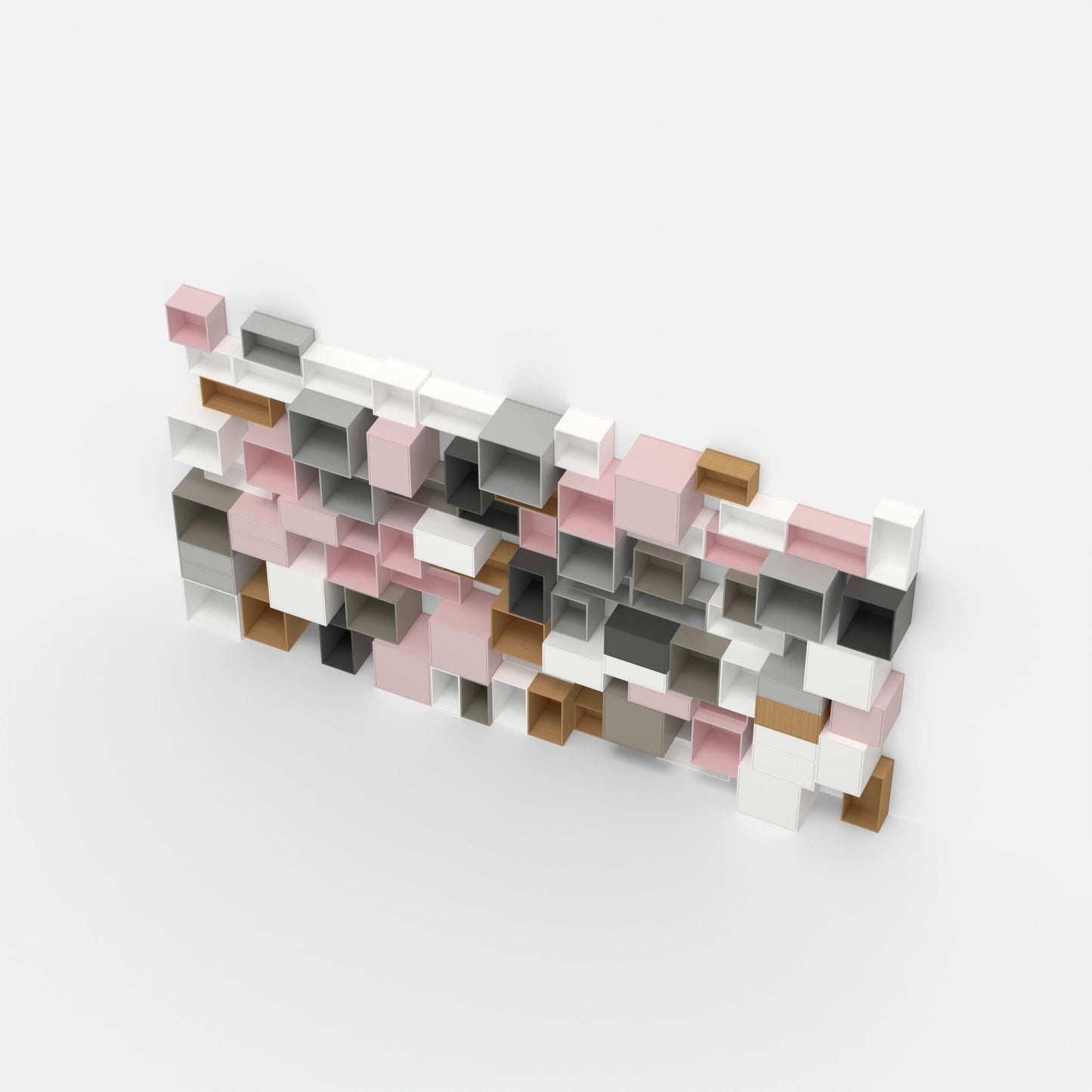 Wall bookshelf RK1139 from above