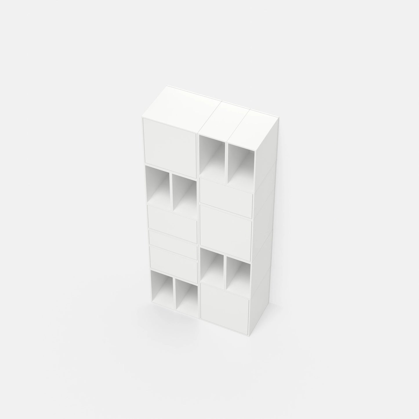 Record shelf RK023 from above