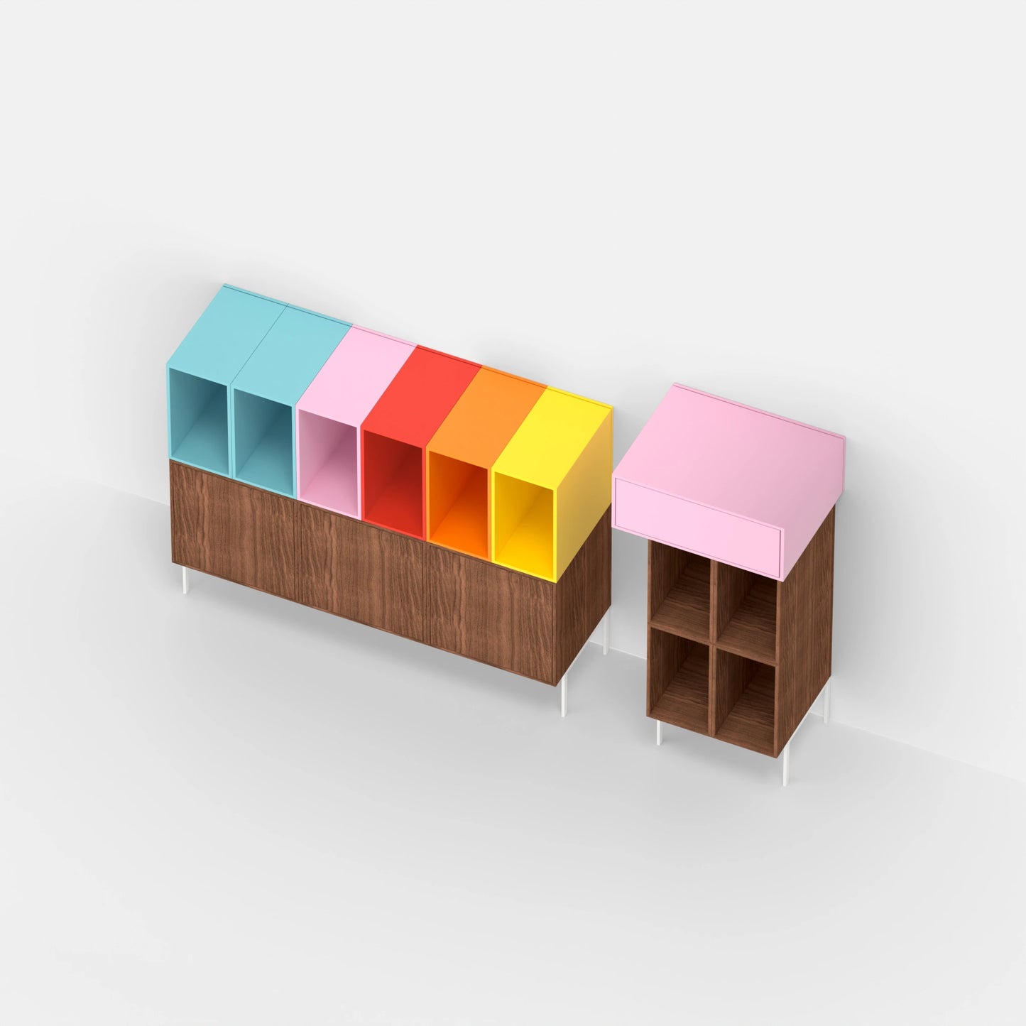 Record shelf RK1185 from above