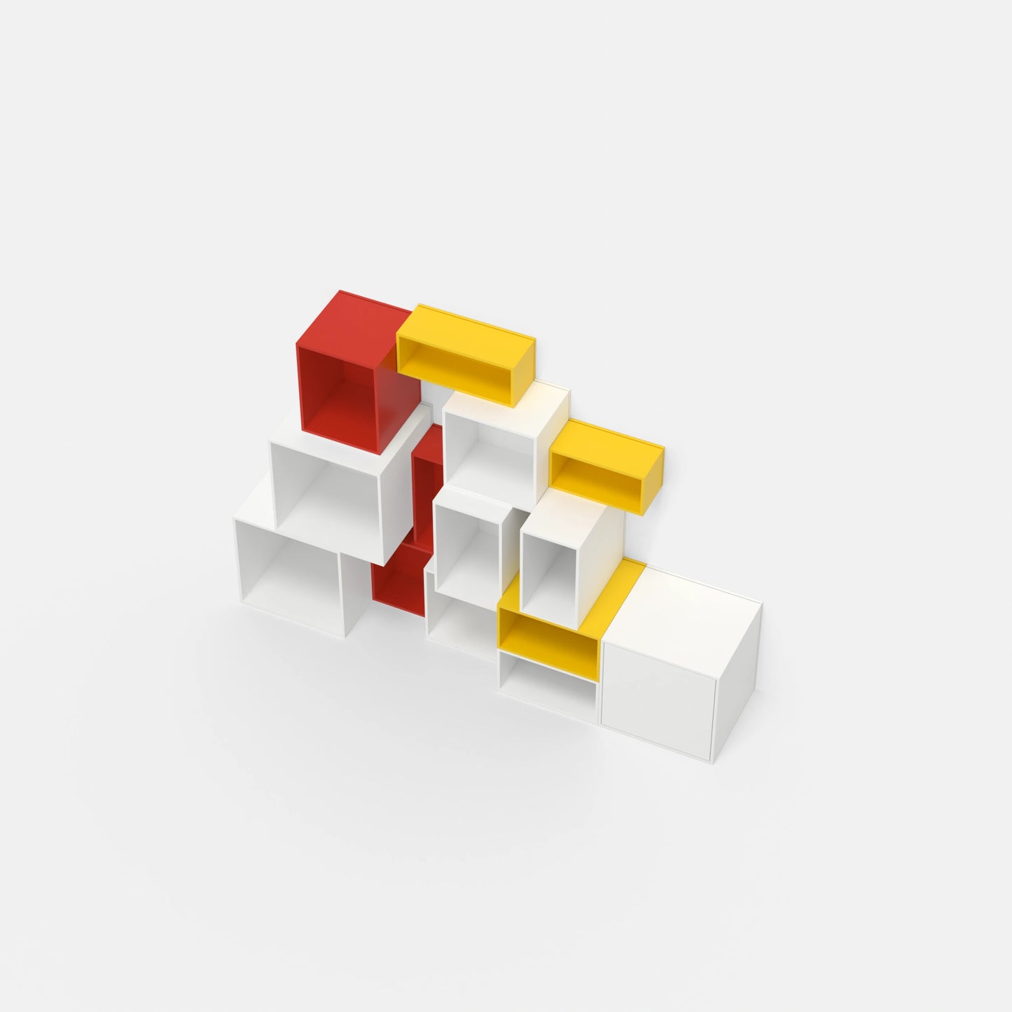 Record shelf RK242 from above