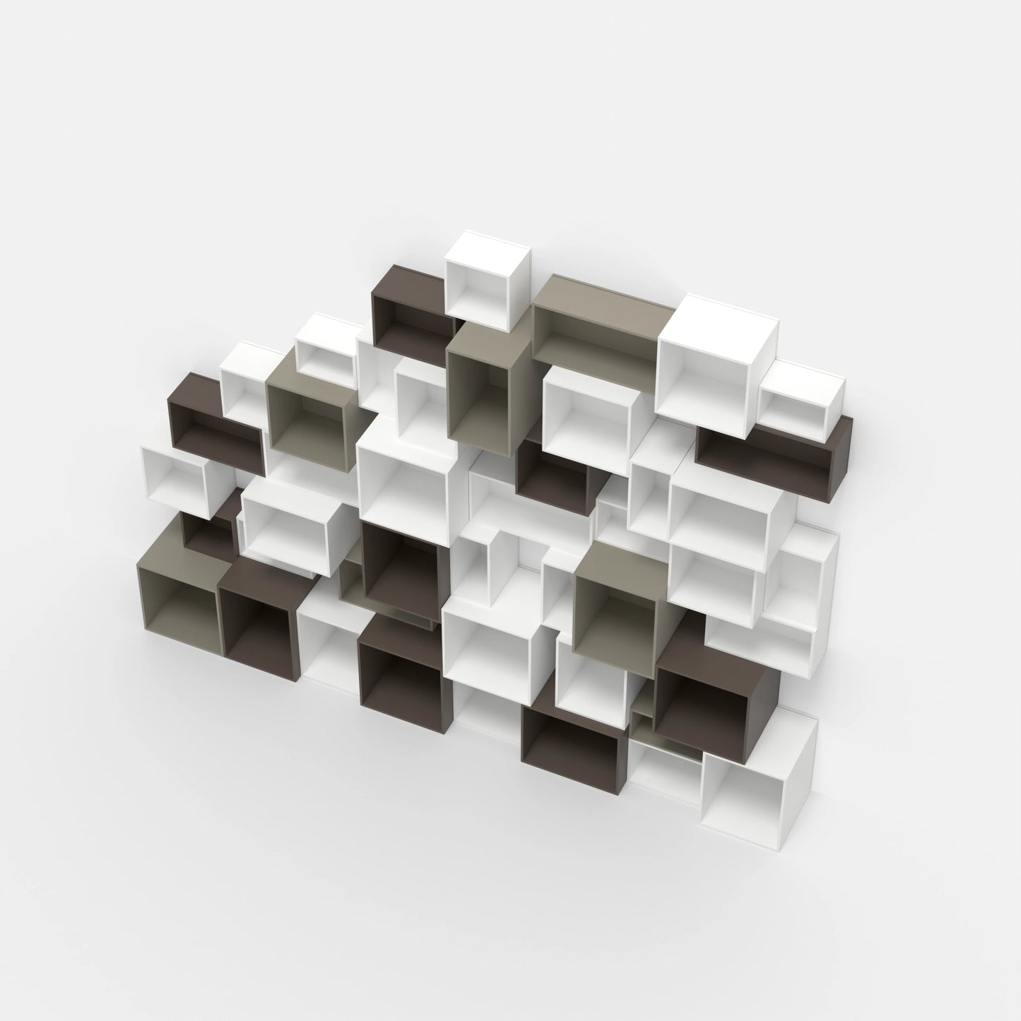 Staircase shelving RK095 from above