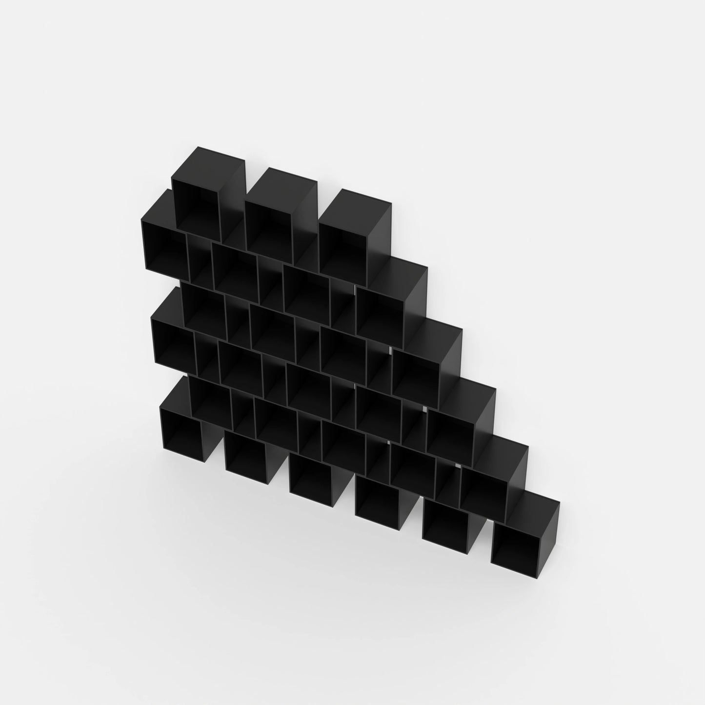 Staircase shelving RK252 from above