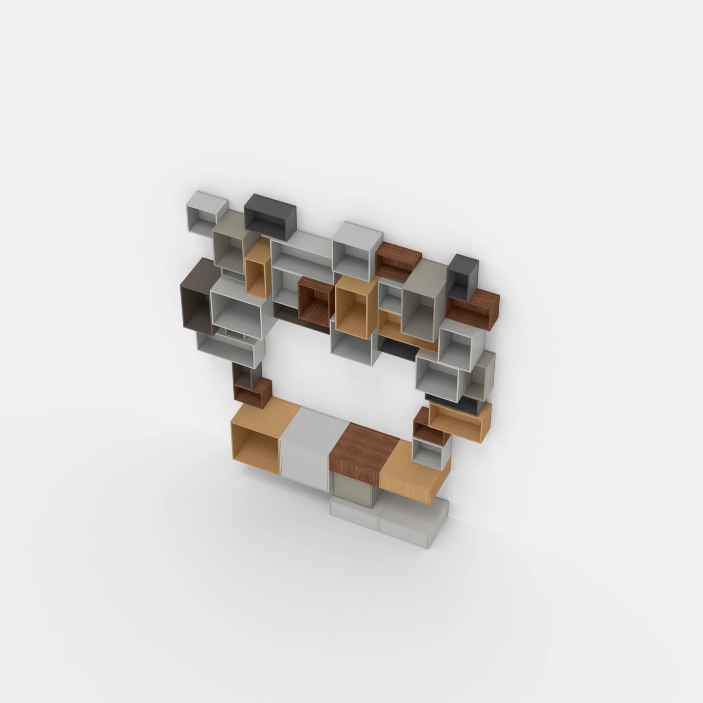 TV shelving RK228 from above