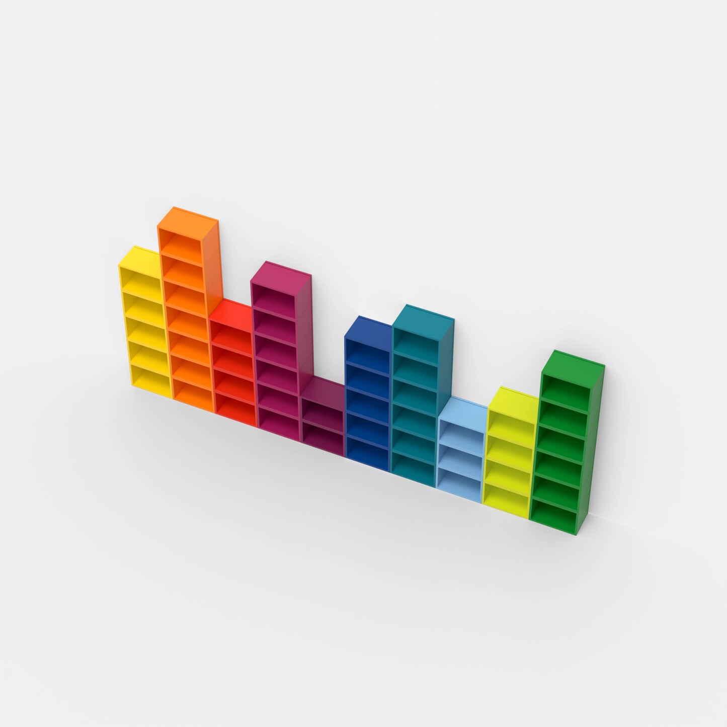 Étagère à CD RK106 vue de dessus