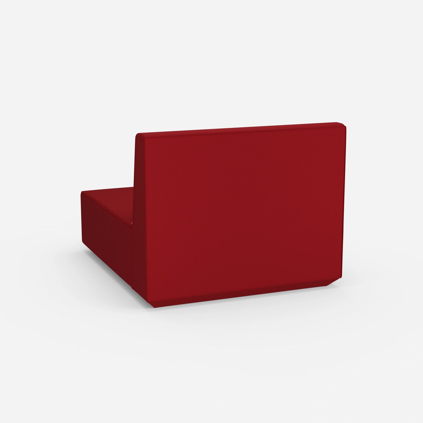 Récamière double 120 cm de large à l'arrière